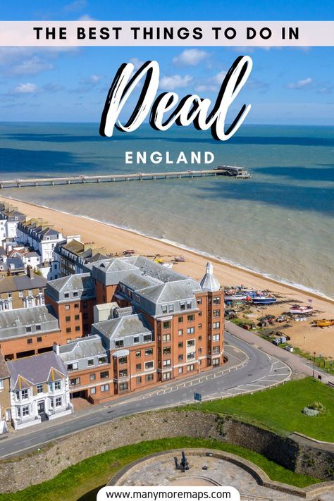 Deal, Kent has one of the best beaches near London England Deal Kent England, England Travel Outfits, Europe Summer Travel, Visit England, London England Travel, Uk Trip, England Trip, Day Trips From London, Kent England