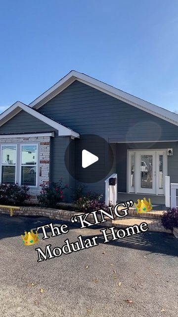 Chance’s Home World on Instagram: "👑This modular home is the “KING” and it’s BAD! This prefab house is loaded with all types of features! WATCH the FULL tour on the channel for all the info and pricing, LINK IN BIO! #modularhome #manufacturedhomes #prefabhouse #prefabhomes #housetour #newhome #realestate #mobilehome #house" Triple Wide Modular Homes, Prefab Homes Affordable, Modular Homes Texas, Modular Homes Farmhouse, Clayton Modular Homes, Small Modular Homes, Triple Wide Mobile Homes, Modular Home Prices, Frame Wreaths