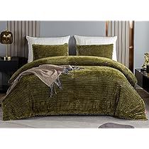 Fringe Aesthetic, Green Comforter Sets, Full Size Comforter Sets, Comforter Sets Boho, Full Size Comforter, Queen Size Comforter Sets, King Size Comforter Sets, Velvet Comforter, Green Comforter