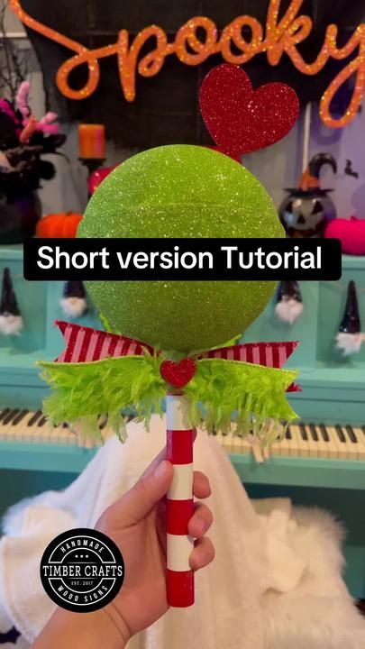 Cindy | Timber Crafts on TikTok Timber Crafts, Whoville Christmas Decorations, Grinch Crafts, Grinch Decorations, Grinch Christmas Party, Whoville Christmas, Christmas Decorations Diy Crafts, Grinch Christmas Tree, Grinch Party