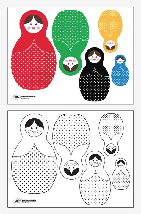 Free Printable Russian Dolls for Sochi Winter Olympics, from Paging Supermom -- make sure to click through to Bettijo's blog for ideas on how to use/display these! Nesting Dolls Craft, Cultural Crafts, Stacking Dolls, Babushka Dolls, Russian Dolls, Christmas Around The World, Russian Nesting Dolls, Matryoshka Doll