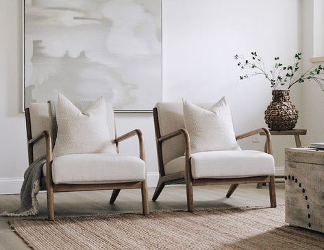 Cream Couch Accent Chairs, Accent Chair Neutral, Accent Chair Bedroom Ideas, Accent Living Room Chairs, Living Room Couch And Two Chairs, Accent Chairs For Living Room Modern, Two Accent Chairs In Living Room, Couch With Accent Chairs, No Couch Living Room Ideas