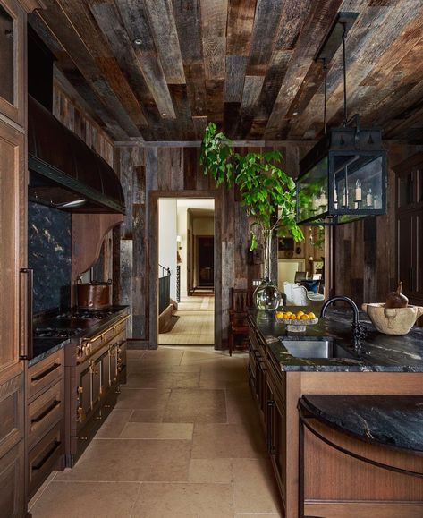 Barry Dixon on Instagram: “This rustic glam kitchen in a custom home we designed with @summerour_architects at @blackberryfarm was all about the soulful intermix of…” Rustic Glam Kitchen Ideas, Glam Kitchen Ideas, Rustic Glam Kitchen, Summerour Architects, Glamorous Kitchen, Kitchen Architecture, Glam Kitchen, Wooden Table And Chairs, Mountain Getaway