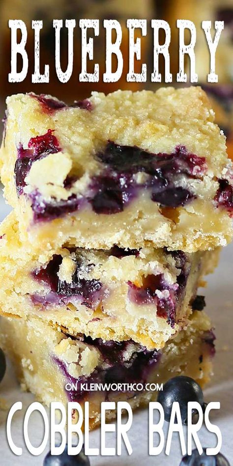 Cobbler Bars, Blueberry Crumb Bars, Blueberry Desserts Recipes, Blueberry Desserts, Blueberry Cobbler, Oreo Dessert, Blueberry Recipes, Summer Berries, S'mores