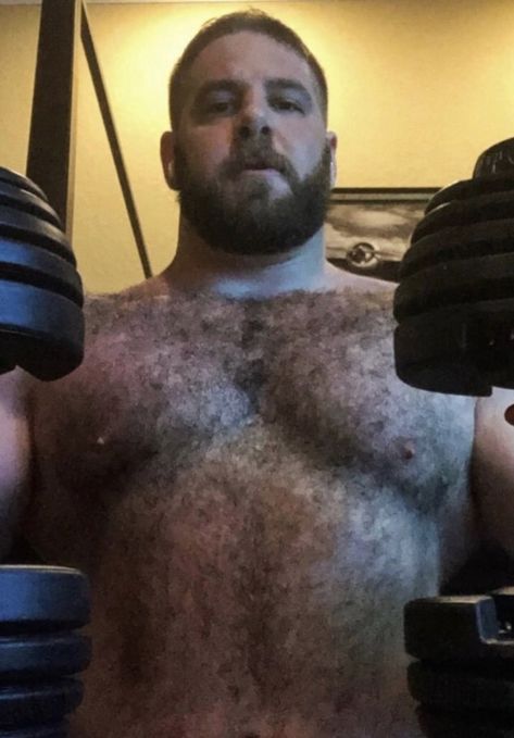 Big Beards Men, Men Chest Hair, Male Bear, Handsome Bearded Men, Male Chest, Big Beards, Bear Man, Effective Workout Routines, Beefy Men