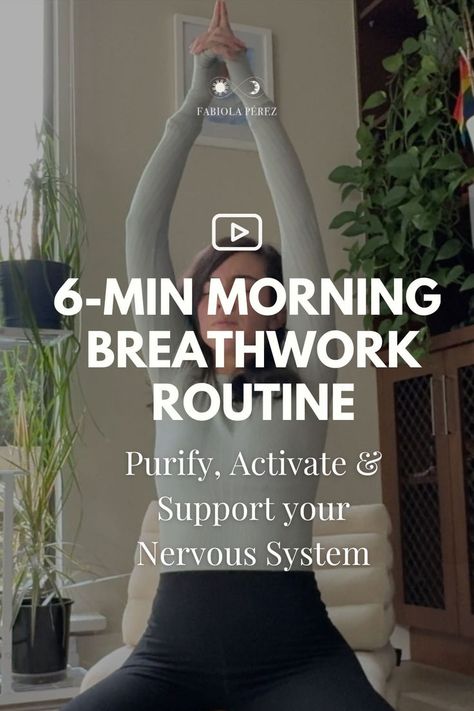 New Video on YouTube - 6-min morning Breathwork Routine to Purify, Activate & Support your Nervous System! I practiced this breath sequence for 8 years EVERY morning, wake up → brush my teeth → drink water → BREATHING sequence! It’s the perfect and quick way to set yourself up for your day! Water Breathing, Brush My Teeth, Nervous System, New Video, Morning Routine, Drinking Water, Wake Up, Youtube Videos, Meditation