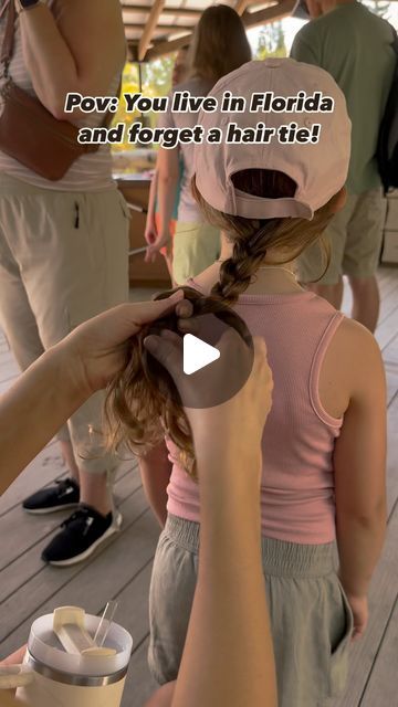 Christin Mortimore on Instagram: "This hairstyle saved us at that zoo yesterday! Thank you @taylorchapman__ for this easy summer hairstyle!! Definitely check her out for the nicer version 😍

#summerhairstyles #hairtutorial #nohairtie #hathair #family #diyhairstyle #mommyandme" Wedding Hairstyles Step By Step, Beach Day Hairstyles, Hairstyles Step By Step, Easy Summer Hairstyles, Cornrow Hairstyles, Easy Summer, Beach Hair, Short Hair Cuts For Women, May 27