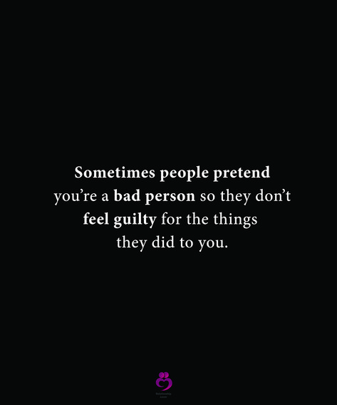 Sometimes people pretend you’re a bad person so they don’t feel guilty for the things they did to you.
#relationshipquotes #womenquotes Making Me Look Like The Bad Guy, Iam Bad Person Quotes, You’re A Bad Person, Your A Bad Person Quotes, People Pretending To Be Good, Being A Bad Person Quotes, Guilty Conscience Quote People Truths, Sometimes People Pretend You're A Bad, Feeling Guilty Quotes Relationships