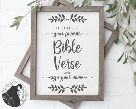 Bible Guest Book svg, Sign our Bible svg, Wedding Bible Verse Sign svg, Wedding svg, Highlight your Please Highlight Your Favorite Bible Verse, Wedding Bible Sign Guest Books, Wedding Bible Guest Book Sign, Grad Party Bible Guest Book, Sign The Bible Wedding, Highlight Bible Verse Graduation, Highlight Your Favorite Bible Verse Sign, Highlight Favorite Bible Verse Graduation, Bible Guest Book Graduation