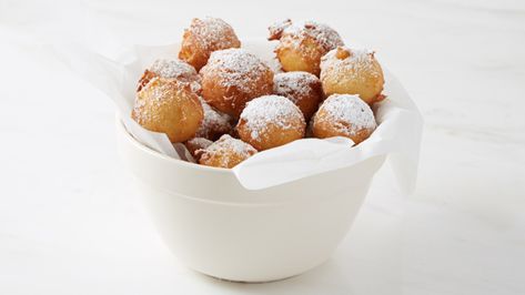 Apple Fritters Recipe, Homemade Doughnuts, Pbs Food, Funnel Cakes, Martha Stewart Recipes, Apple Fritter, Fritters Recipe, Whoopie Pie, Fritter Recipes