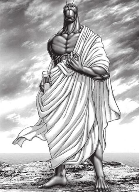 Manga Villain, Thri Kreen, Warrior Inspiration, Baki Manga, Terra Formars, Read One Piece Manga, Humanoid Creatures, Man Illustration, Vinland Saga