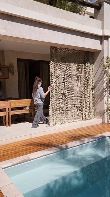 Macrame Furniture, Modern Balcony Ideas, Apartment Balcony Ideas, Modern Balcony, Apartment Modern, Apartment Luxury, Balcony Ideas Apartment Indian, Balcony Ideas Apartment, Apartment Balcony