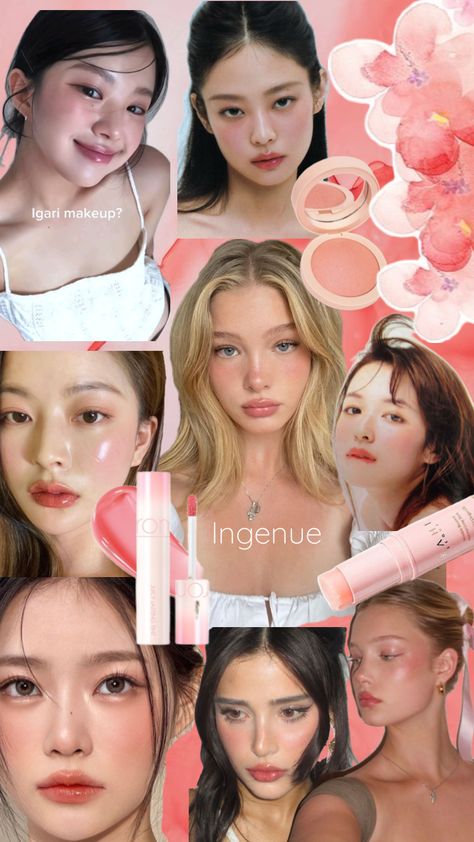 #myfirstshuffle #ingenuemakeup #ingenue #brightspring #everydaymakeup #peachmakeup #blush Feminine Makeup, Nontoxic Beauty, Romantic Makeup, Peach Makeup, Essence Makeup, Soft Makeup Looks, Korean Eye Makeup, Ball Hairstyles, Ethereal Makeup