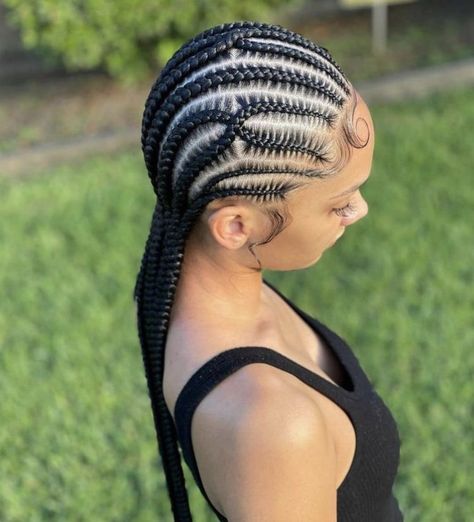 Braid Pictures, Ghana Braid Styles, Ghana Braids Hairstyles, Lemonade Braids Hairstyles, Cornrows Braids For Black Women, Braids Pictures, Braided Hairstyles For Black Women Cornrows, Feed In Braids Hairstyles, Braided Cornrow Hairstyles