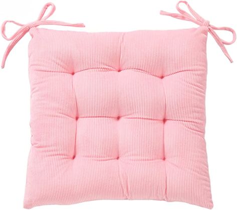 Amazon.com: HLOVME Corduroy Chair Cushion with Ties Ultra Soft Warm Floor Cushion for Kids Reading Nook Comfortable Square Seat Cushion for Adult 15.7”x15.7”, Pink : Home & Kitchen Corduroy Chair, Desk Chair Cushion, Pet Cafe, Reading Nook Kids, Soft Chair, Pe Bags, Pink Chair, Chair Seat Cushion, Colorful Chairs