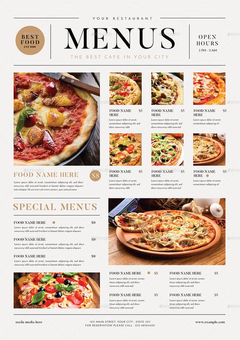 Cute Restaurant Menu Design, Food Menus Designs, Good Menu Design, Noodles Menu Design, Food Menu With Pictures, Healthy Menu Design, Newspaper Menu Design, Food Menu Design Ideas Templates, Menu Fast Food Design