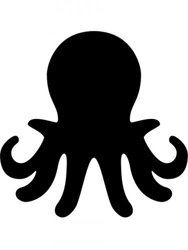 Free printable Octopus stencils and templates Sea Creature Stencils, Octopus Template, Octopus Stencil, Fish Stencil, Outline Images, Baby Octopus, 12th Birthday, Templates Printable Free, Sea Creatures