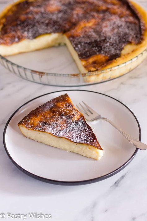 Galatopita Greek Milk Pie - Pastry Wishes Phyllo Cake, Greek Custard Pie, Greek Rice Pudding, Milk Pie, Egg Custard Pie, Popular Dessert, Burger Seasoning, Greek Desserts, Egg Custard