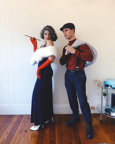 Cruella Henchman Costume, Cruela Couples Costume, Disney Villain Couples Costume, Cruella Couple Halloween Costumes, Cruella Deville And Dog Catcher, Cruella Deville And Jasper Costume, Cruelly Deville Couple Costume, Cruella And Dog Catcher Costume, Cruella Deville Family Costume