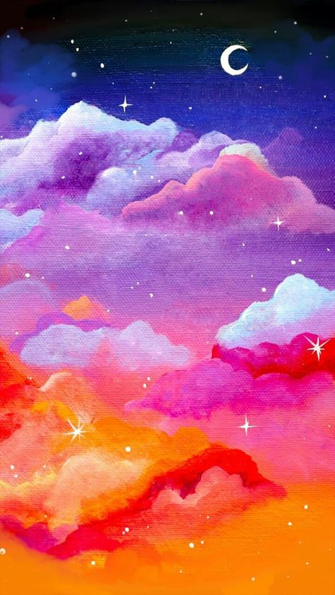 karen cheok/daixykaren Iridescent Watercolor, Graphic Poster Art, Art Painting Gallery, Sunset Painting, Aesthetic Painting, Amazing Art Painting, Painting Inspo, Madison Beer, Colorful Paintings