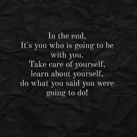 At this point, we usually ignore everything about ourselves when it comes to make others happy or comfortable around us. I need you to remember, at the end of the day, no one and I repeat no one is with you except you. Take that time to learn more about yourself, treat yourself kindly, do what you love to do, work on you, set routines, be disciplined, work for the things you want and deserve. Just believe yourself and love yourself the same way you do with others. . . . . . . . #fyp#life#disc... Learn More About Yourself, Believe Yourself, Make Others Happy, Be Disciplined, Life Update, Just Believe, Do What You Want, Love Yourself, I Need You