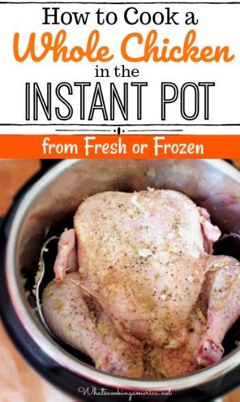 Pressure Cook a Whole Chicken in the Instant Pot Chicken In An Instant Pot, Instant Pot Whole Chicken, Cooking Whole Chicken, Moist Chicken, Whole Chicken Recipes, Diner Recept, Instant Pot Recipes Chicken, Instant Pot Dinner Recipes, Minced Meat