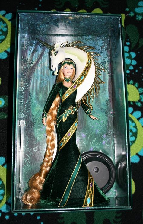 Lady of the Unicorns Barbie by Bob Mackie 2008 | Catwoman190379 | Flickr Unicorn Barbie, Barbie Halloween, Barbie Collector Dolls, Unicorn Doll, Barbie Fashionista Dolls, Dream Doll, Barbie Fashionista, Beautiful Barbie Dolls, Disney Dolls