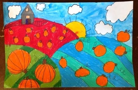 25 Terrific Second Grade Art Projects and Activities - WeAreTeachers Art 2nd Grade, Grade 2 Art, Second Grade Art, Art Fundraiser, First Grade Art, 1st Grade Art, Art Docent, Fall Art Projects, October Art