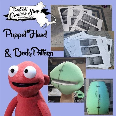 Details puppets How To Make Foam, Professional Puppets, Custom Puppets, Puppets Diy, Silly Puppets, Puppet Patterns, Fleece Patterns, Puppet Making, Felt Pattern