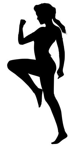 Strong Women Drawing, Strong Woman Drawing, Fit Woman Silhouette, Strong Woman Silhouette, Fitness Silhouette Images, Running Girl Tattoos, Pole Dancer Silhouette Black, Cool Pencil Drawings, Image Icon