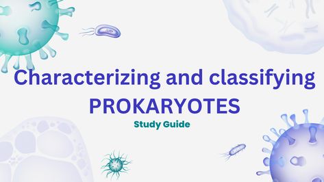 Struggling with microbiology? Get ahead with these detailed notes on characterizing and classifying prokaryotes! Perfect for microbiology students, these notes break down essential concepts and classifications, making your study sessions more effective. Boost your understanding and ace your exams!

#Microbiology #StudyNotes #Prokaryotes #ExamPrep #ScienceStudents #MicrobialClassification #StudentLife #BiologyStudy #EducationNotes #ProkaryoticCells Biology Major, Study Sessions, Biology Notes, Exam Prep, Science Student, Class Notes, Study Guides, Med School, Homework Help