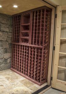 Diy Wine Cellar, Basement Wine Cellar, Wine Storage Diy, Wine Storage Ideas, Wine Cellar Racks, Storage For Small Spaces, Cave A Vin, Wine Cellar Basement, Ceiling Options