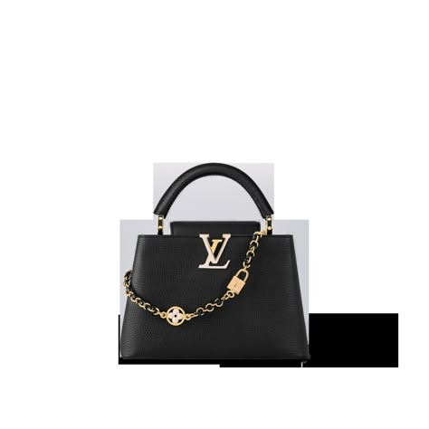 LOUIS VUITTON® - Capucines Bb - Black Louis Vuitton Black Bag, Black Louis Vuitton Bag, Tas Louis Vuitton, Louis Vuitton Capucines Bb, Black Designer Bags, Tas Lv, Louis Vuitton Outfit, Sac Louis Vuitton, Louis Vuitton Capucines