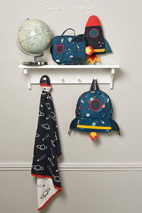 Back to school lunch bag, Back to school backpack - Sophie Allport Kids Space Collection Backpack Lifestyle, Dinosaur Baby Blanket, Space Girls, Space Blanket, Adventure Essentials, Elephant Blanket, Halloween Party Dinner, Space Fabric, Dog Photoshoot