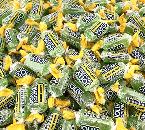 Jolly Ranchers, Jolly Rancher, Hard Candy, Fat Free, Green Apple, Candy, Green