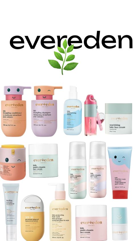 #evereden #kids #skincare Skin Care For 9-10 Years, Everdeen Skincare, Skin Care For 10 Year Girl, Drunk Elephant Skincare For Kids, Evereden Kids Skincare, Everdeen Skincare Kids, Skin Care For 11 Year, Ever Eden Skincare, Kids Skin Care Products