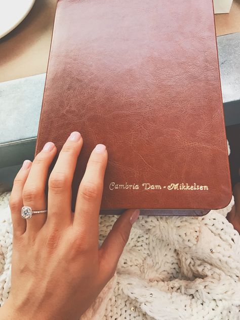 How he asked, Engraved Bible Bible Proposal Ideas, Bible Wedding, We're Engaged, Dear Future Husband, Proposal Engagement, Bridal Gift, To Infinity And Beyond, I Got Married, Put A Ring On It