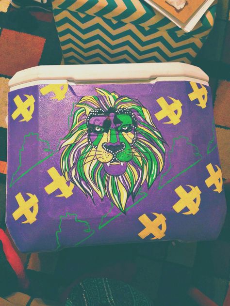 Such a cool Lambda Chi Alpha cooler design! Sigma Chi Cooler Ideas, Frat Table, Lambda Chi Frat Cooler, Lambda Chi Alpha Cooler, Painted Ice Chest, Frat Coolers Lambda Chi Alpha, Sigma Chi Frat Cooler, Frat Cooler Lambda, Nola Cooler