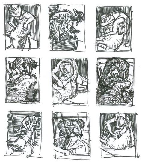 Using thumbnail sketches: 50 Thumbnails | LIFE NEEDS ART Thumb Nail Sketches, Thumbnailing Sketches, Art Thumbnails Sketch, Comics Thumbnails, Compositional Drawings, Composition Thumbnails, Thumbnails Art, Thumbnails Sketches, Thumbnail Illustration