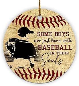 Basketball Ornaments, Baseball Christmas Ornaments, Christmas Ornament Gifts, Gifts For Boy, Basketball Christmas, Cricut Gifts, Baseball Ornaments, Baseball Christmas, Gifts For Baseball Lovers