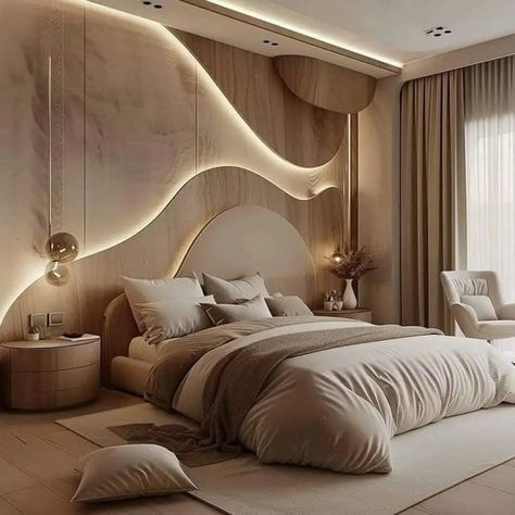 Bedroom Design Ideas ✨️| Interior design ✨️👌 . . . . #trendingpost #luxurybedroomdesign #smartlighting #bedroominteriors #trendinginterior #mainbedroom #luxuryinteriordesign #bedroomdecor #lightingdesign #bedroomdesign #sethiglassplywood #beforeandafter #explorepage #interiordesign #fypシ゚viralシfypシ゚viralシalシ #dreaminteriors #bedroominterior #foodreview #indianfoodrecipes #bollywoodmusic #quickhairstyles #biryanilovers New Ceiling Design, Furniture Unique, Luxury Bedroom Design, Bedroom Design Ideas, Small Space Solutions, Headboard Designs, Bedroom Goals, Bedroom Designs, Main Bedroom