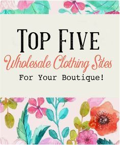 Best Wholesale Vendors For Boutiques, Boutique Wholesale Vendors, Wholesale Boutique Clothing Vendors, Small Boutique Ideas Clothing, Southern Boutique Names, Store Design Boutique Inspiration, Online Boutique Ideas, Clothing Boutique Ideas, Online Boutique Business