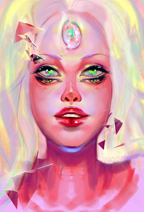 Rainbow Quartz Fanart, Rainbow Quartz Steven Universe, Stevens Universe, Giant Woman, Steven Uni, Steven Universe Gem, Four Eyes, Rainbow Quartz, Beach City