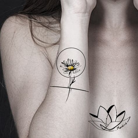 Parents Symbol Tattoo, Daisy And Sun Tattoo, Light Symbol Tattoo, Breath Symbol, Sol Key, Symbol Tattoos With Meaning, Child Tattoo, Symbols Meaning, Daisy Flower Tattoos