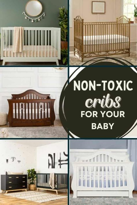 Looking for the best non toxic and greenguard certified cribs out there? Check out these 10 brands. Cheap Nursery Furniture, Non Toxic Crib, Baby Dressers, Safe Nursery, Safe Co Sleeping, Newton Baby Crib Mattress, Metal Crib, Hudson 3-in-1 Convertible Crib, Cottage Nursery