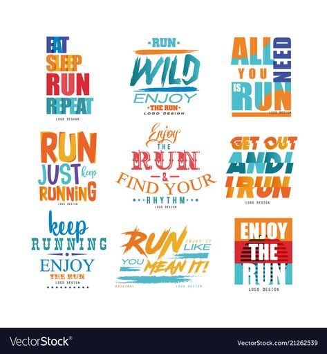 Bar Slogans, Tagline Ideas, Sport Advertising, Running Poster, Slogan Ideas, Sports Slogans, Sport Ideas, Running Posters, Eat And Run