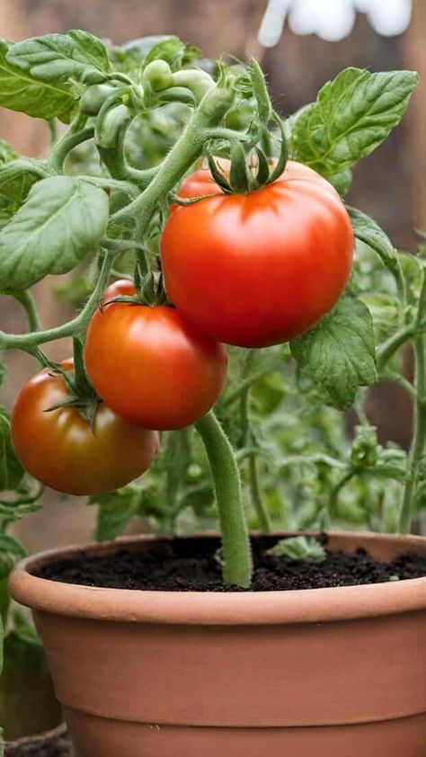 How To Grow Tomatoes For Beginners, Growing Tomatoes In Pots, Tomatoes In Pots, How To Grow Tomatoes, Grow Tomatoes, Growing Tomatoes, How To Grow, Beginners Guide, Cherry Tomatoes