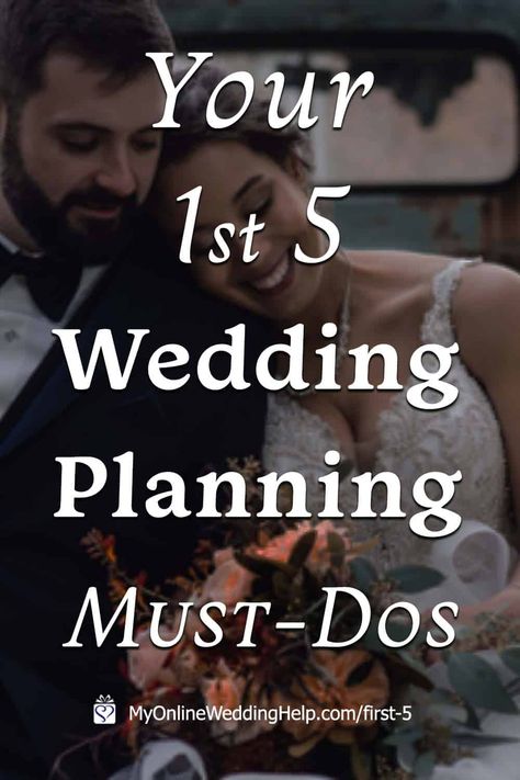 These wedding planning must dos will get your wedding plan off to its best start. 5 tips for a smooth wedding. #WeddingPlanning #WeddingTips Wedding Party Bouquets, Wedding Planning Binder, Wedding Planning Timeline, Wedding Help, Weddings By Color, Wedding Plan, Planning Wedding, Sophisticated Bride, Furniture Office