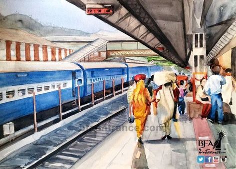 Jamia Millia Islamia, Banaras Hindu University, Forced Marriage, Brown Watercolor, Hindi Story, Composition Painting, Age Difference, Watercolor Subjects, Bachelor Of Fine Arts