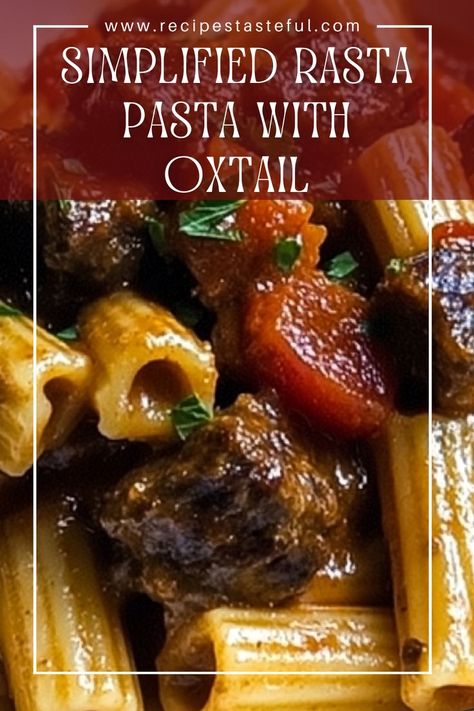 This simplified recipe captures the essential flavors of Rasta Pasta while streamlining the cooking process. With tender, spiced oxtail and creamy pasta, it's a comforting dish perfect for any occasion. Oxtail Recipes Easy, Rasta Pasta, Jamaican Jerk Seasoning, Oxtail Recipes, Friendsgiving Dinner, Caribbean Cuisine, Jerk Seasoning, Quick Weeknight Meals, Creamy Pasta